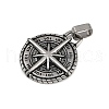 304 Stainless Steel Pendants STAS-V012-01AS-2