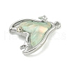 UV Plating Alloy Resin Pendants FIND-M033-06A-01-2