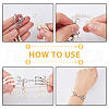 DICOSMETIC 8Pcs 8 Styles Tibetan Style Alloy Lobster Claw Claps AJEW-DC0001-25-6