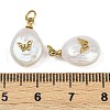 Natural Keshi Pearl Pendants STAS-Z136-01G-4