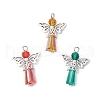 3Pcs Glass Pendants PALLOY-JF03664-03-1