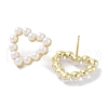 Rack Plating Brass  Stud Earring EJEW-C081-39G-2