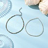 Glass Beads Stretch Bracelets Set for Women BJEW-JB11713-1
