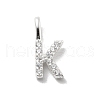 925 Sterling Silver with Cubic Zirconia Charms STER-Q004-01K-S-1