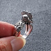 Tibetan Style Alloy Adjustable Rings PW-WG84265-01-4