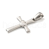 Non-Tarnish 304 Stainless Steel Pendants STAS-C102-14P-2
