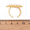 Stainless Steel Adjustable Cuff Rings for Women RJEW-B126-01G-5