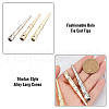SUPERFINDINGS 12Pcs 3 Colors Alloy Cord Ends FIND-FH0009-53-4