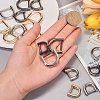 Alloy D-Ring Shackles Clasps PALLOY-PH0005-86-3