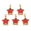 Real 18K Gold Plated Brass Pendants KK-N233-173A-01E-1