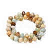 Natural Flower Amazonite Beads Strands G-P573-A66-10x6mm-3