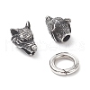 304 Stainless Steel Spring Gate Rings STAS-K172-40AS-3