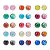 450Pcs 15 Colors Spray Painted Crackle Glass Beads CCG-YW0001-04-2