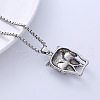 Vintage Men's Punk Stainless Steel Animal Pendant Necklaces PN8087-3