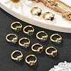 304 Stainless Steel Star Hoop Earrings EJEW-P309-01G-1