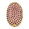 Rack Plating Brass Micro Pave Cubic Zirconia Charms KK-G513-74A-04G-1