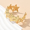 304 Stainless Steel Cuff Bangles for Women AJEW-P127-12G-3