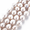 Natural Keshi Pearl Beads Strands PEAR-S020-F08-2