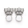 Tibetan Style Zinc Alloy Pendant Cabochon Settings PALLOY-I141-31AS-1