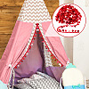 AHADERMAKER 6.5 Yards Gradient Color Polyester Pom Pom Ball Tassel Ribbons DIY-GA0006-95D-6