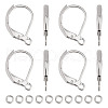 ARRICRAFT 100Pcs 304 Stainless Steel Leverback Earring Findings STAS-AR0002-37B-1