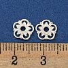 925 Sterling Silver Bead Caps STER-C007-04F-S-3