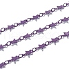 Spray Painted Brass Link Chains CHC-M021-04B-1