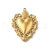 304 Stainless Steel Pendants STAS-V006-03G-01-1