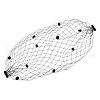 Nylon Fascinator Mesh Face Veil OHAR-WH0034-09A-01-1