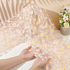 Daisy Pattern Chinlon Tulle DIY-WH0037-38B-3