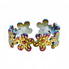 Flower Cuff Rings RJEW-N038-007-2