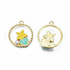 Alloy Enamel Pendants ENAM-S115-192-3