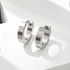 Tarnish Resistant 202 Stainless Steel Huggie Hoop Earrings X-EJEW-O087-09A-P-2