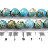 Dyed Natural Regalite/Imperial Jasper/Sea Sediment Jasper Beads Strands G-B124-C03-05-3