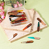 Beadthoven 26Pcs 3 Style Resin & Walnut Wood Pendants RESI-BT0001-04-6