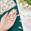 CHGCRAFT 84pcs 7 style ABS Plastic Imitation Pearl Pendants KY-CA0001-23-3