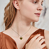 FIBLOOM 4Pcs 4 Style Mood Necklaces Set NJEW-FI0001-33-7