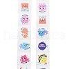 500 Paste Paper Self-Adhesive Stickers AJEW-S085-01C-2