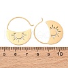 304 Stainless Steel Dangle Earrings EJEW-Z118-07G-01-5