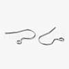304 Stainless Steel Earring Hooks STAS-L253-003P-3
