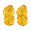 Spray Painted Imitation Jade Glass Beads GLAA-Z007-01C-1