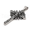 304 Stainless Steel Big Pendants STAS-S122-08AS-2