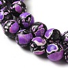 Dyed Natural Howlite Beads Strands G-K368-B01-01-4