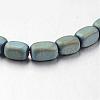 Electroplate Non-magnetic Synthetic Hematite Bead Strands G-F300-40B-F-3