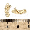 Brass Micro Pave Cubic Zirconia Charms KK-I719-37G-3