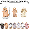 SUNNYCLUE 28Pcs 7 Colors Rack Plating Alloy Enamel Pendants FIND-SC0012-10-2