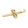 304 Stainless Steel Pendants STAS-R168-19G-2