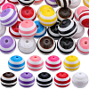 SUNNYCLUE 45Pcs 9 Colors Stripe Resin Beads RESI-SC0003-52-1