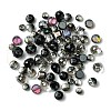 114Pcs Transparent Electroplate Glass Beads GLAA-K064-09D-1
