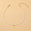 Round Plastic Pearl Beaded Necklaces FS-WG7BB5B-10-1